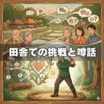 田舎の挑戦と噂話対処法